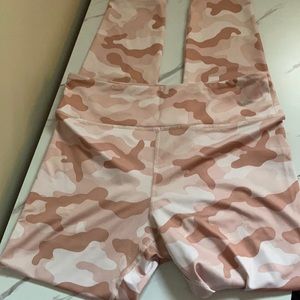 Forever 21 Pink Camo leggings